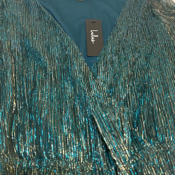 Lulu's Elegant Blue Jumpsuit - Picture 8 of 8